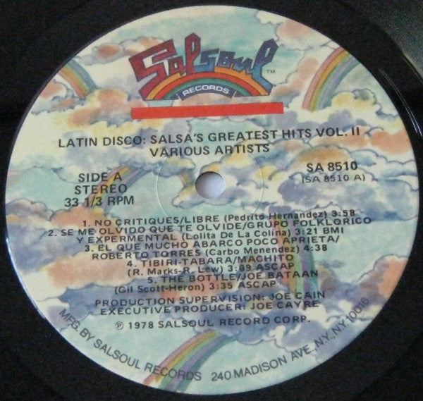 Various : Latin Disco: Salsa's Greatest Hits Vol. II (LP, Comp)