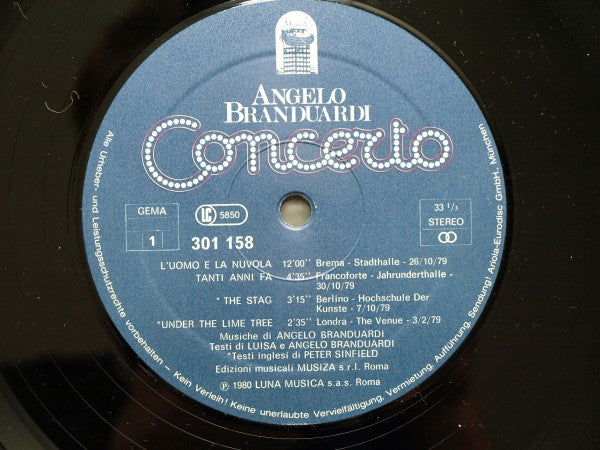 Angelo Branduardi : Concerto (3xLP + Box)