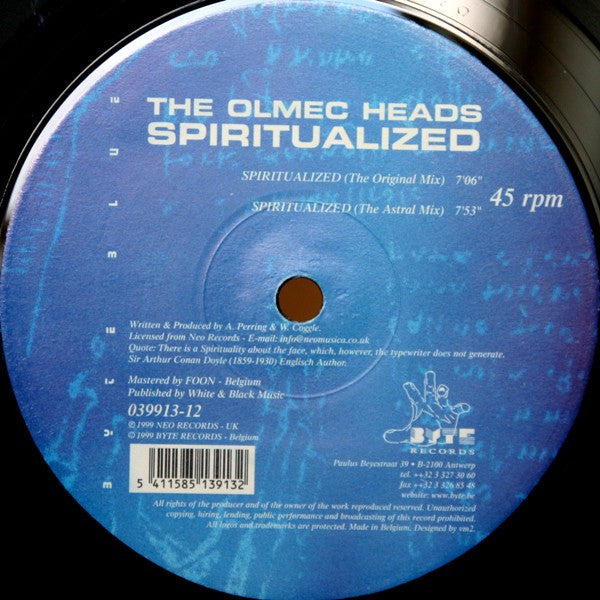 The Olmec Heads : Spiritualized (12")