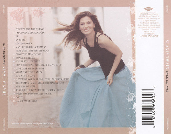 Shania Twain : Greatest Hits (CD, Comp, RE)