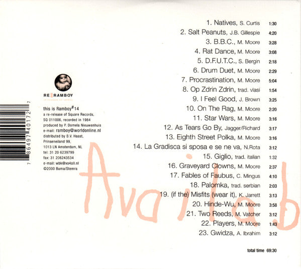 Available Jelly : Available Jelly (CD, Album, RE, RM)