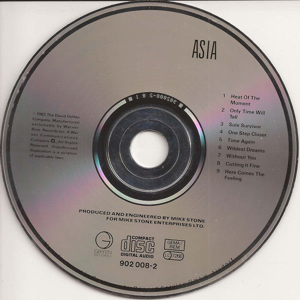 Asia (2) : Asia (CD, Album, RE)
