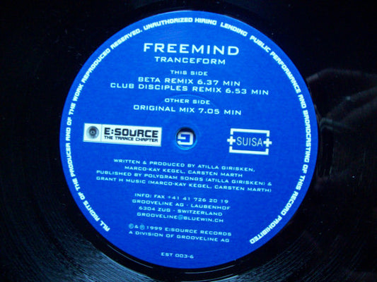 Freemind : Tranceform (12")