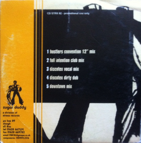 Full Intention : Shake Your Body (Down To The Ground) (The 12" Club Mixes) (CD, Single, Promo, Car)