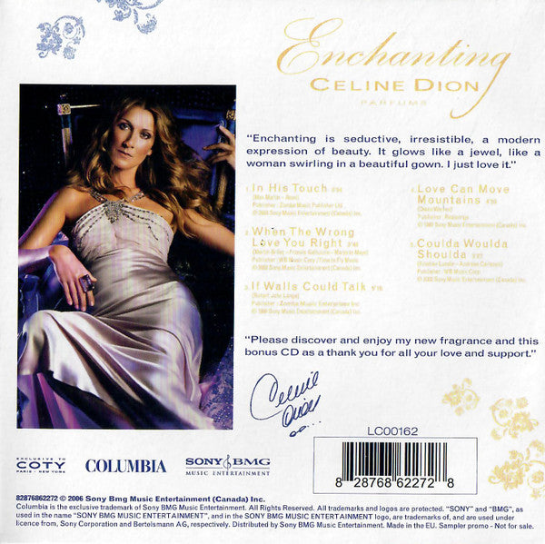 Céline Dion : Enchanting (CD, Promo, Smplr)