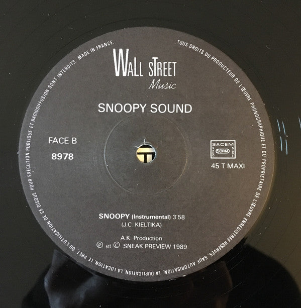 Snoopy Sound : Snoopy (12")