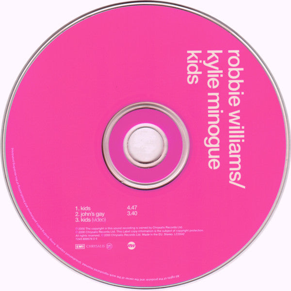Robbie Williams / Kylie Minogue : Kids (CD, Single, Enh)