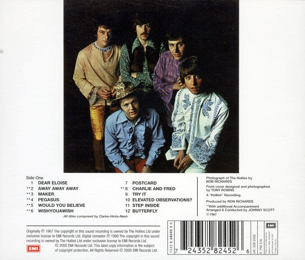 The Hollies : Butterfly (CD, Album, Mono, RE, RM, RP)