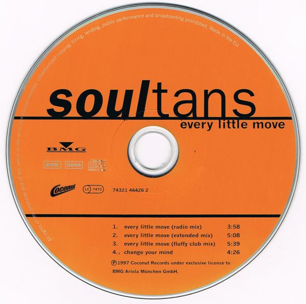 Soultans : Every Little Move (CD, Maxi)