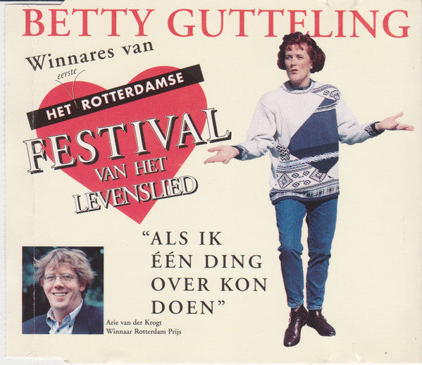 Betty Gutteling, Arie van der Krogt : Als Ik Één Ding Over Kon Doen (CD, EP)