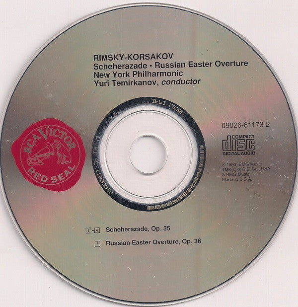Nikolai Rimsky-Korsakov, Glenn Dicterow, New York Philharmonic, Yuri Temirkanov : Scheherezade / Russian Easter Overture (CD, Album)