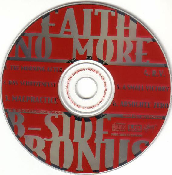 Faith No More : B Sides And Alternate Versions (CD, Comp, Ltd, Promo)