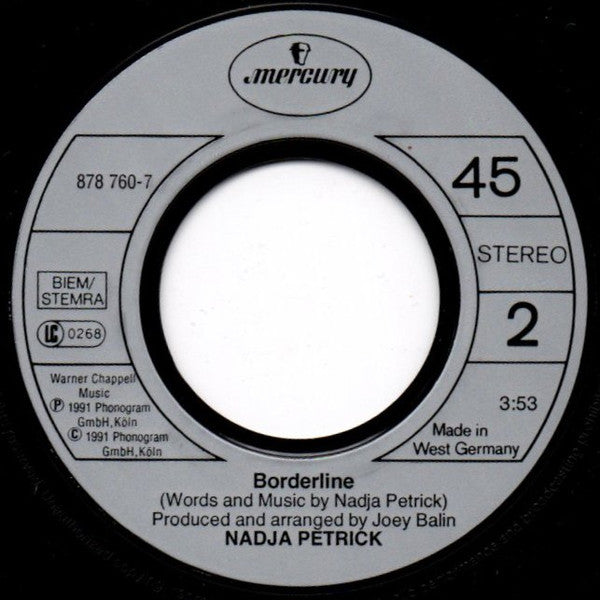Nadja Petrick : The Only One (7", Single)