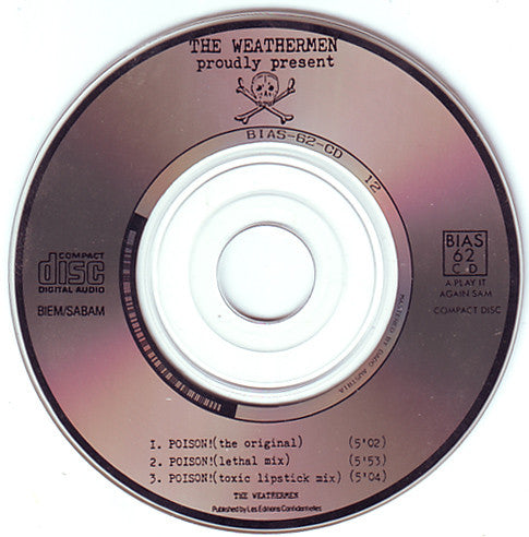 The Weathermen : Poison ! (CD, Mini, Car)