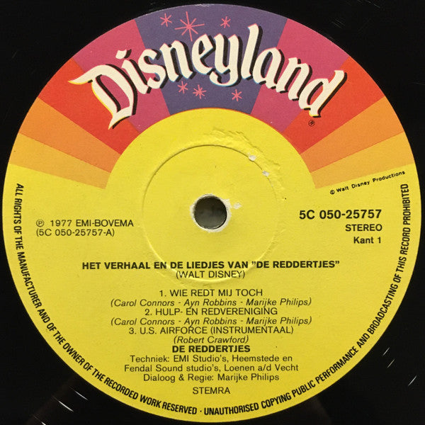 Various : Het Verhaal En De Liedjes Van De Reddertjes (LP, Album)