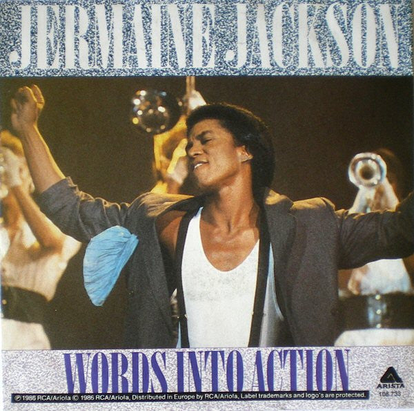 Jermaine Jackson : Words Into Action (7", Single)