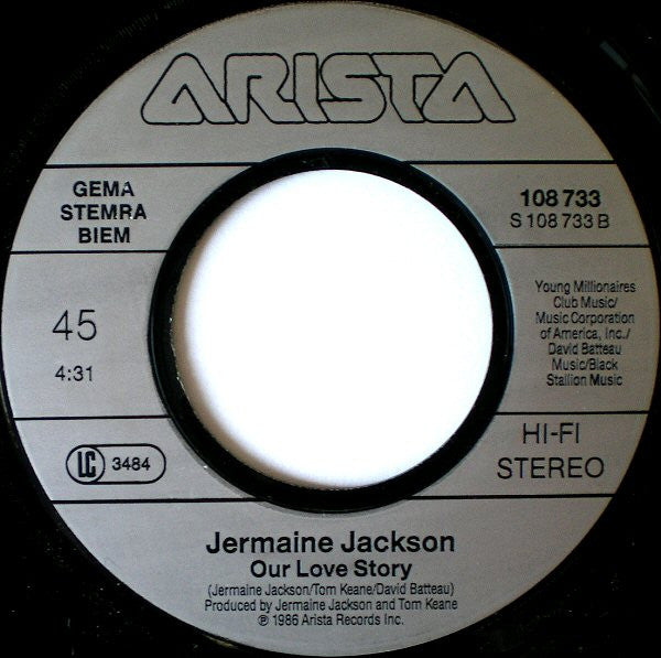 Jermaine Jackson : Words Into Action (7", Single)