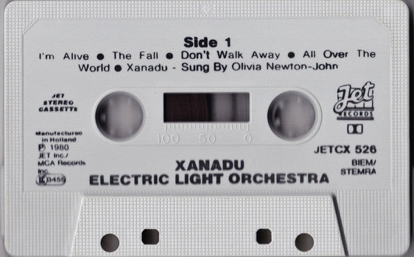 Electric Light Orchestra / Olivia Newton-John : Xanadu (From The Original Motion Picture Soundtrack) (Cass, Album)