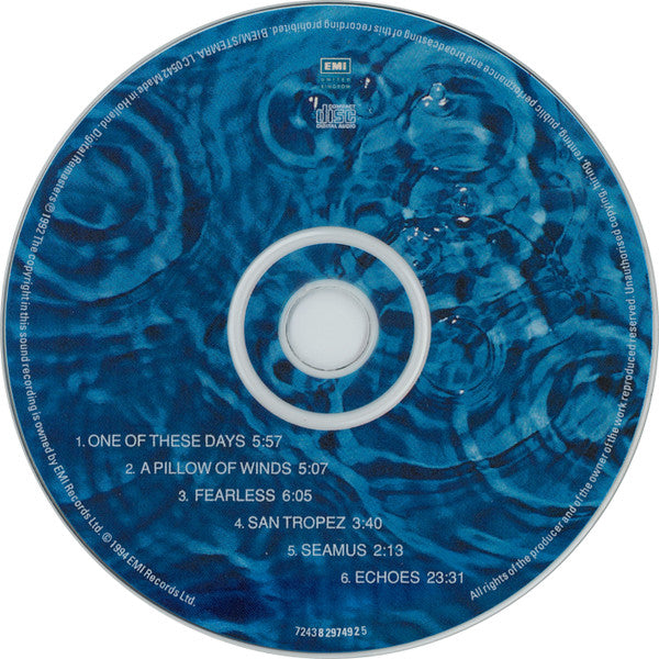 Pink Floyd : Meddle (CD, Album, RE, RM)