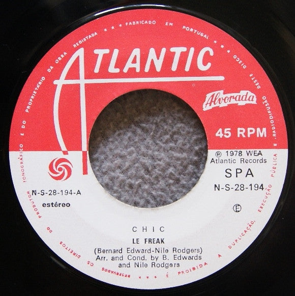 Chic : Le Freak / Savoir Faire (7", Single)
