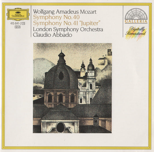 Wolfgang Amadeus Mozart, London Symphony Orchestra, Claudio Abbado : Symphony No. 40 / Symphony No. 41 "Jupiter" (CD, Album, RE, RM)