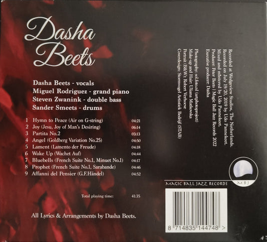 Dasha Beets : Bach… Because (CD, Album)