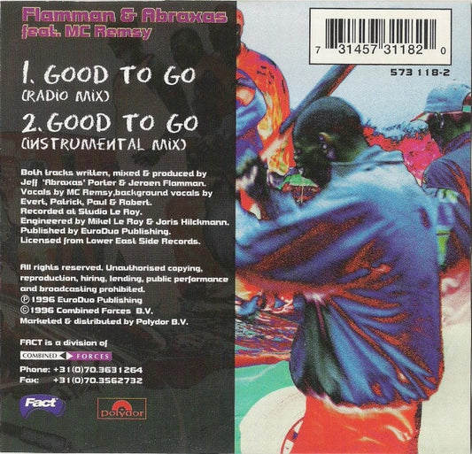 Flamman & Abraxas Feat. MC Remsy : Good To Go (CD, Single, Car)