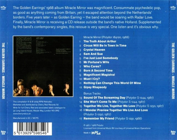 Golden Earring : Miracle Mirror (CD, Album, Comp, RE)