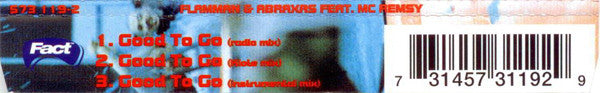 Flamman & Abraxas Feat. MC Remsy : Good To Go (CD, Maxi)