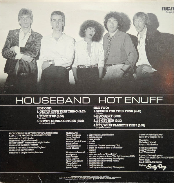 Houseband : Hot Enuff (2x12", Promo)