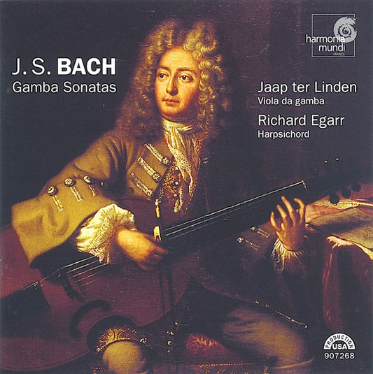Johann Sebastian Bach - Jaap Ter Linden, Richard Egarr : Gamba Sonatas (CD, Album)