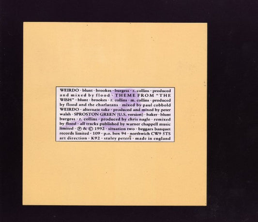 The Charlatans : Weirdo (CD, Single)