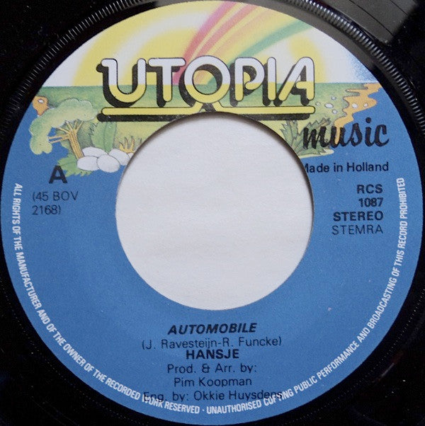 Hansie Ravesteijn : Automobile (7", Single)