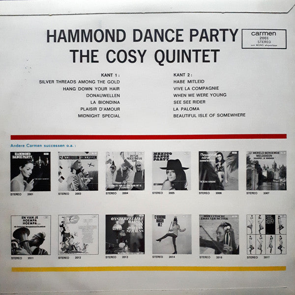 The Cosy Quintet : Hammond Dance Party (LP)