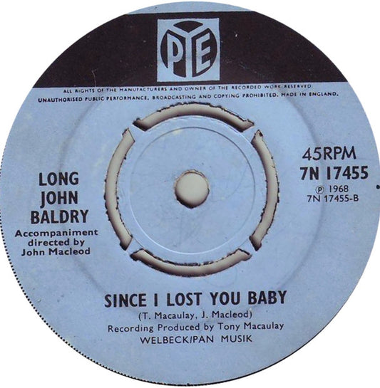 Long John Baldry : Hold Back The Daybreak (7", Single, Pus)