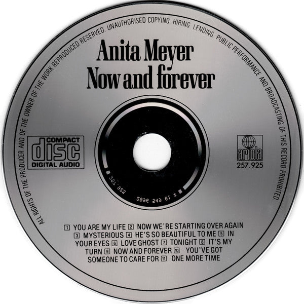 Anita Meyer : Now And Forever (CD, Album)