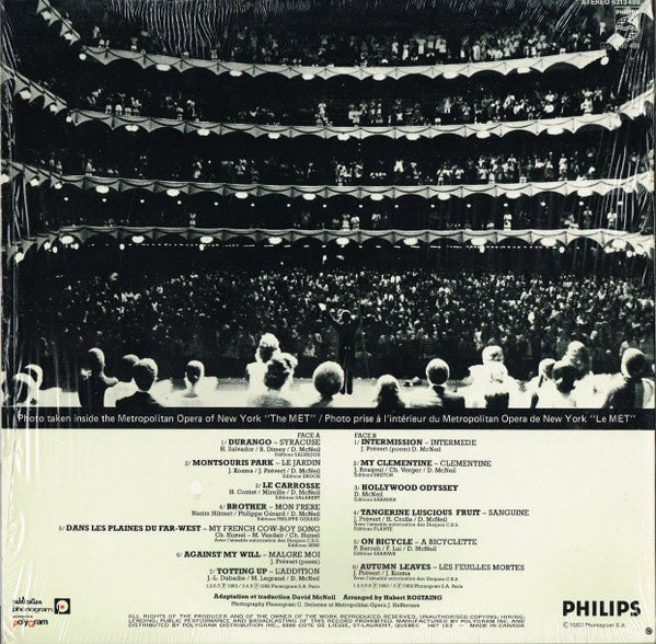 Yves Montand : Yves Montand In English (LP, Album)