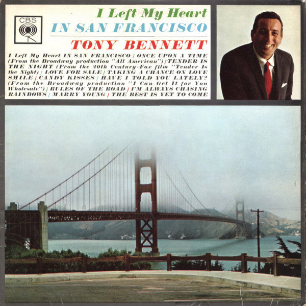 Tony Bennett : I Left My Heart In San Francisco (LP, Album, Mono)