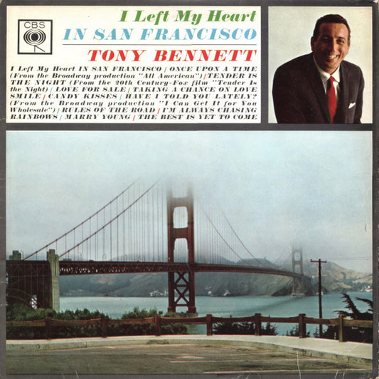 Tony Bennett : I Left My Heart In San Francisco (LP, Album, Mono)