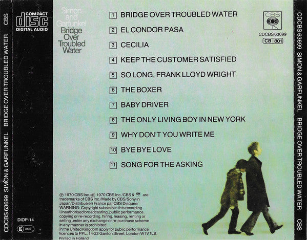 Simon & Garfunkel : Bridge Over Troubled Water (CD, Album, RE)