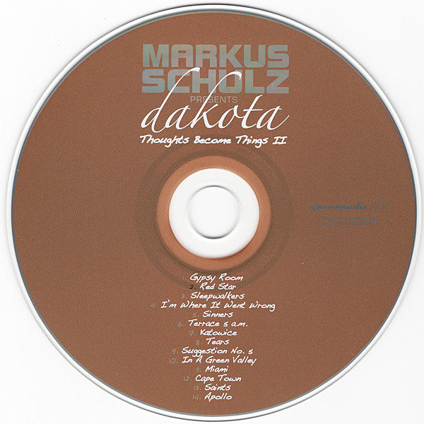 Markus Schulz Presents Dakota : Thoughts Become Things II (CD, Album)