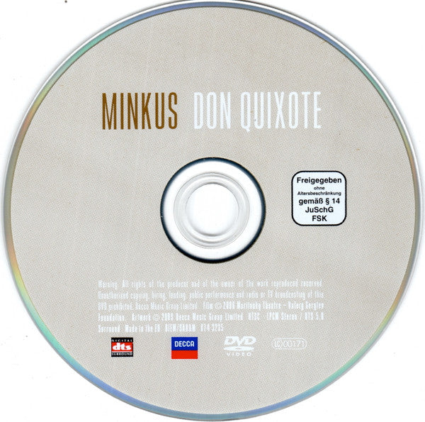 Ludwig Minkus, Orchestra Of The Mariinsky Theatre, Pavel Bubelnikov : Don Quixote (DVD-V, Multichannel, NTSC)
