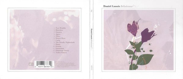 Daniel Lanois : Belladonna (CD, Album)