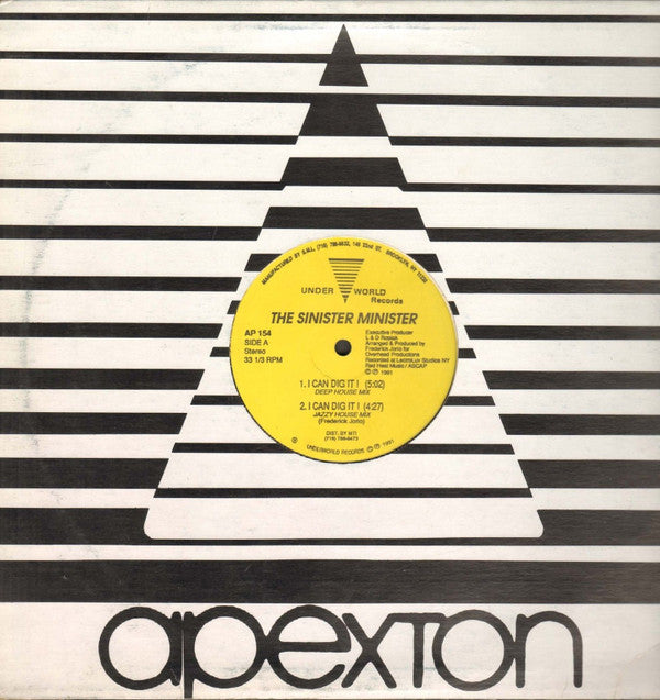 The Sinister Minister : I Can Dig It! (12")