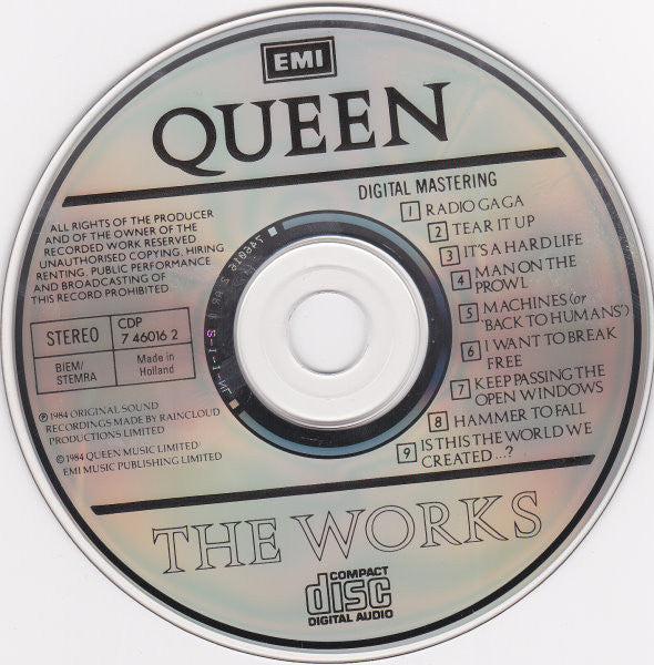 Queen : The Works (CD, Album, RE)
