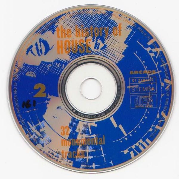 Various : The History Of House - 32 Monumental Tracks (2xCD, Comp)