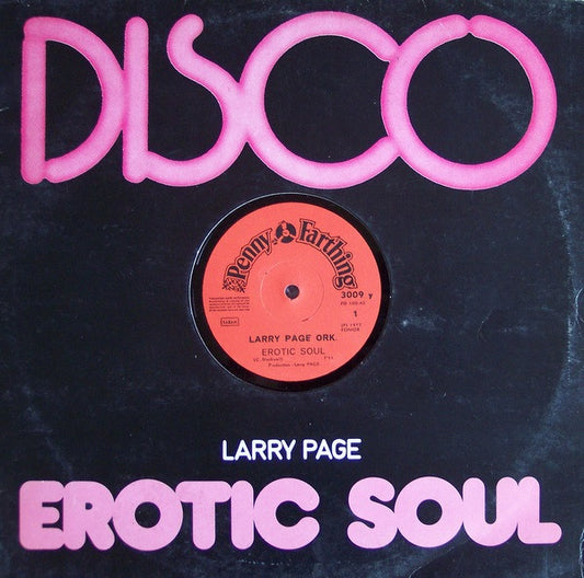 Larry Page Orchestra : Erotic Soul (12", Single)