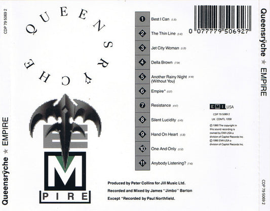 Queensrÿche : Empire (CD, Album, DAD)