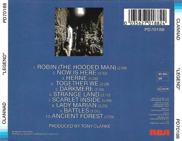 Clannad : Legend (CD, Album, RP, PDO)