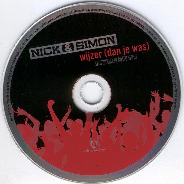 Nick & Simon : Wijzer (Dan Je Was) (CD, Single, Enh)
